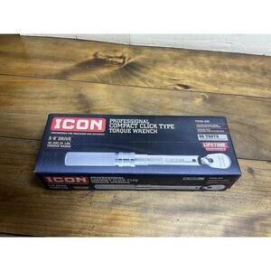 ICON Professional 3/8" Drive Compact Click Type Torque Wrench #56614 (TW38-200)